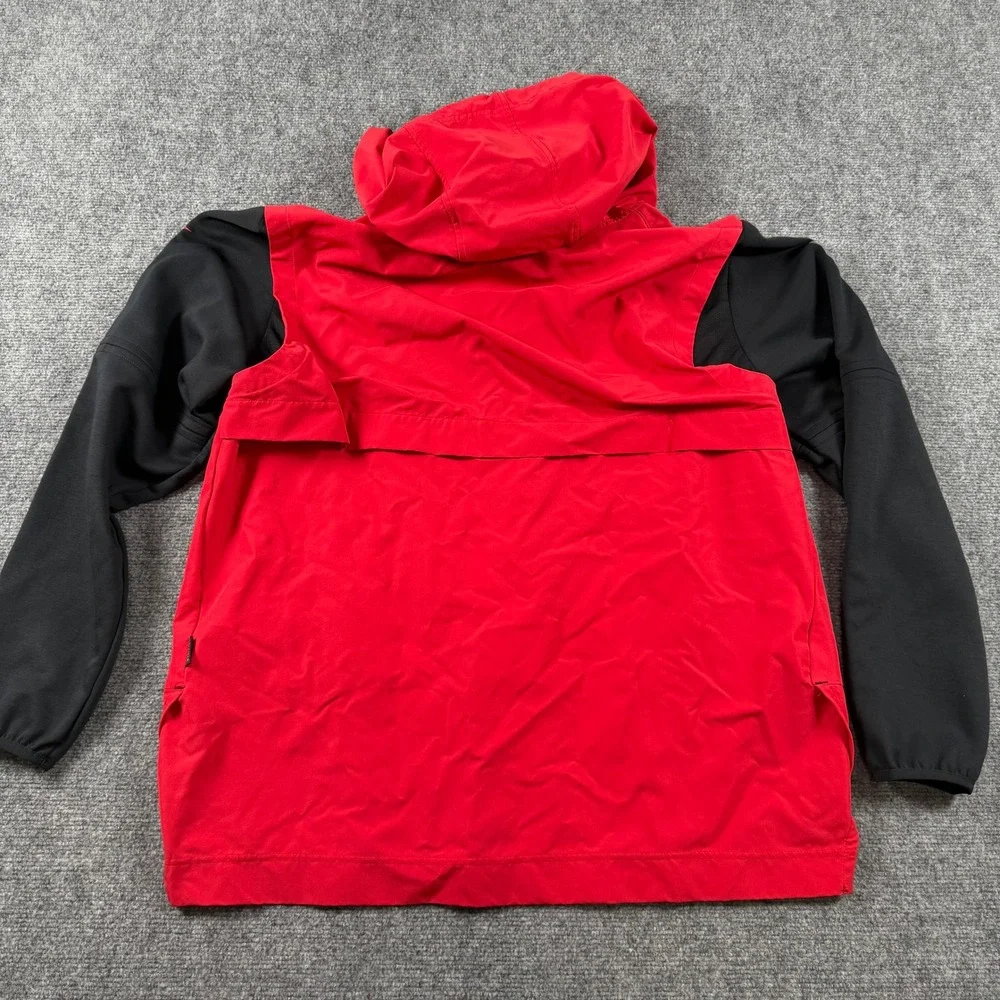 Nike San Francisco 49ers Jacket Mens XL Red Black NFL On-Field Quarter Zip Hood